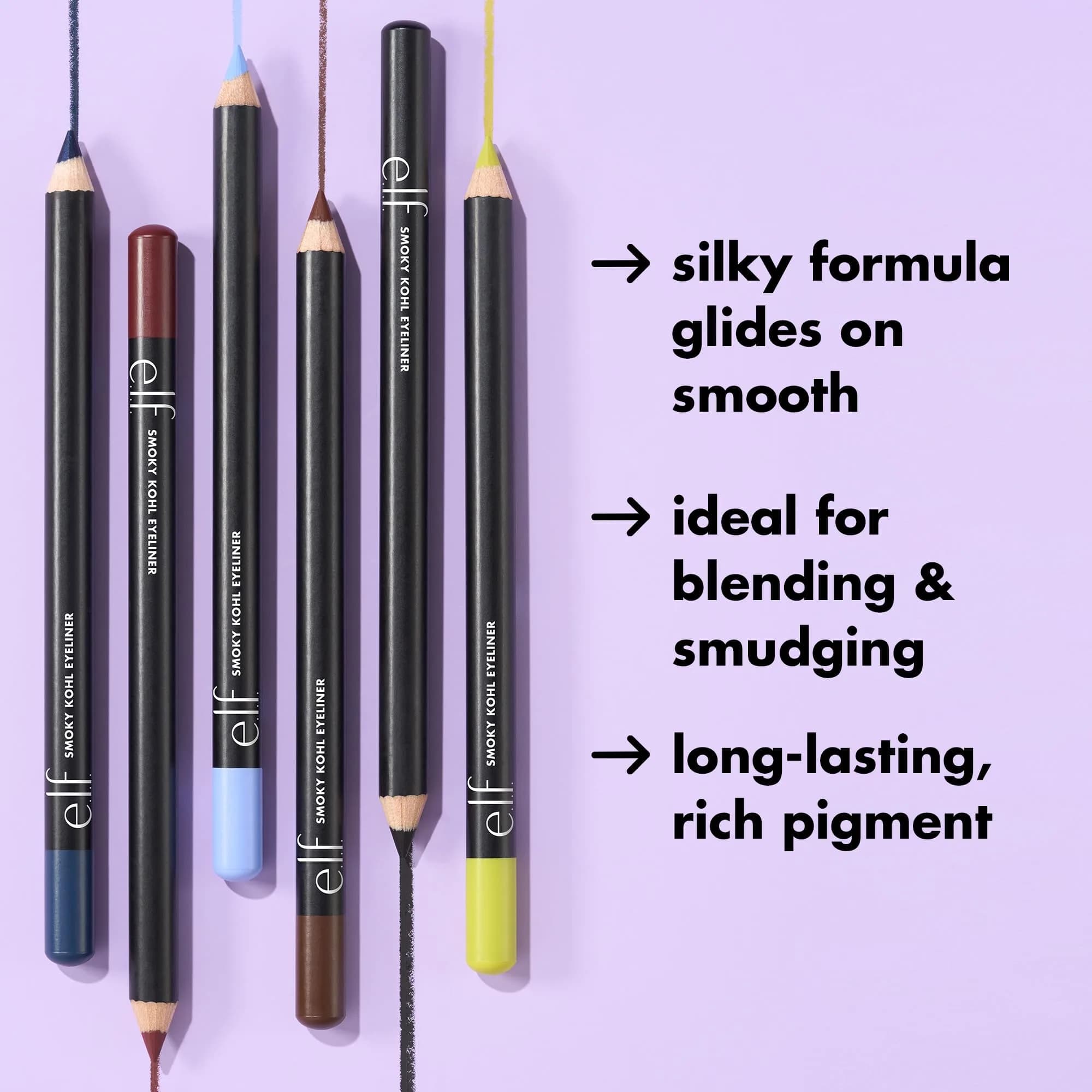 e.l.f. Smoky Kohl Eyeliner Pencil Rare Emerald | Long-Lasting, Blendable, Vegan & Cruelty-Free - view 2