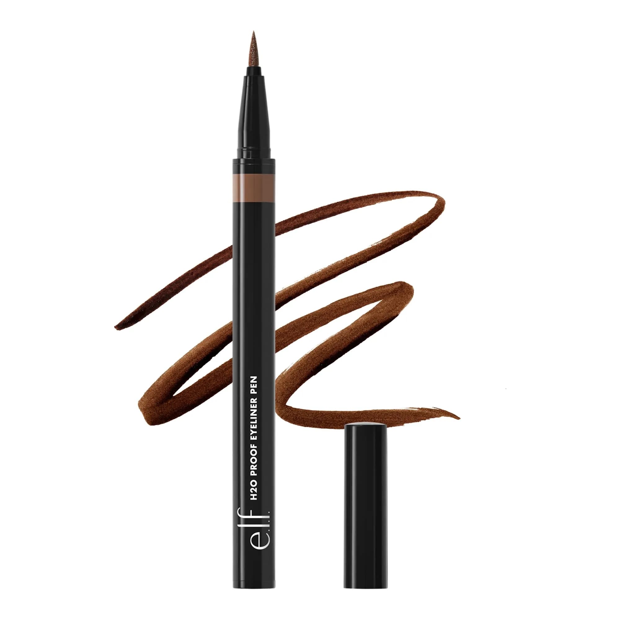 e.l.f. H2O Proof Eyeliner Pen Deep Brown | Waterproof & Long-Lasting Felt Tip