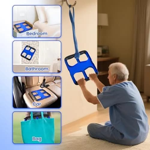 KOUNATSURI Portable Lift Assist Standing Aid Bar with No-Slip Grip Handle | Supports Up to 450 lbs (204 kg) thumbnail 4