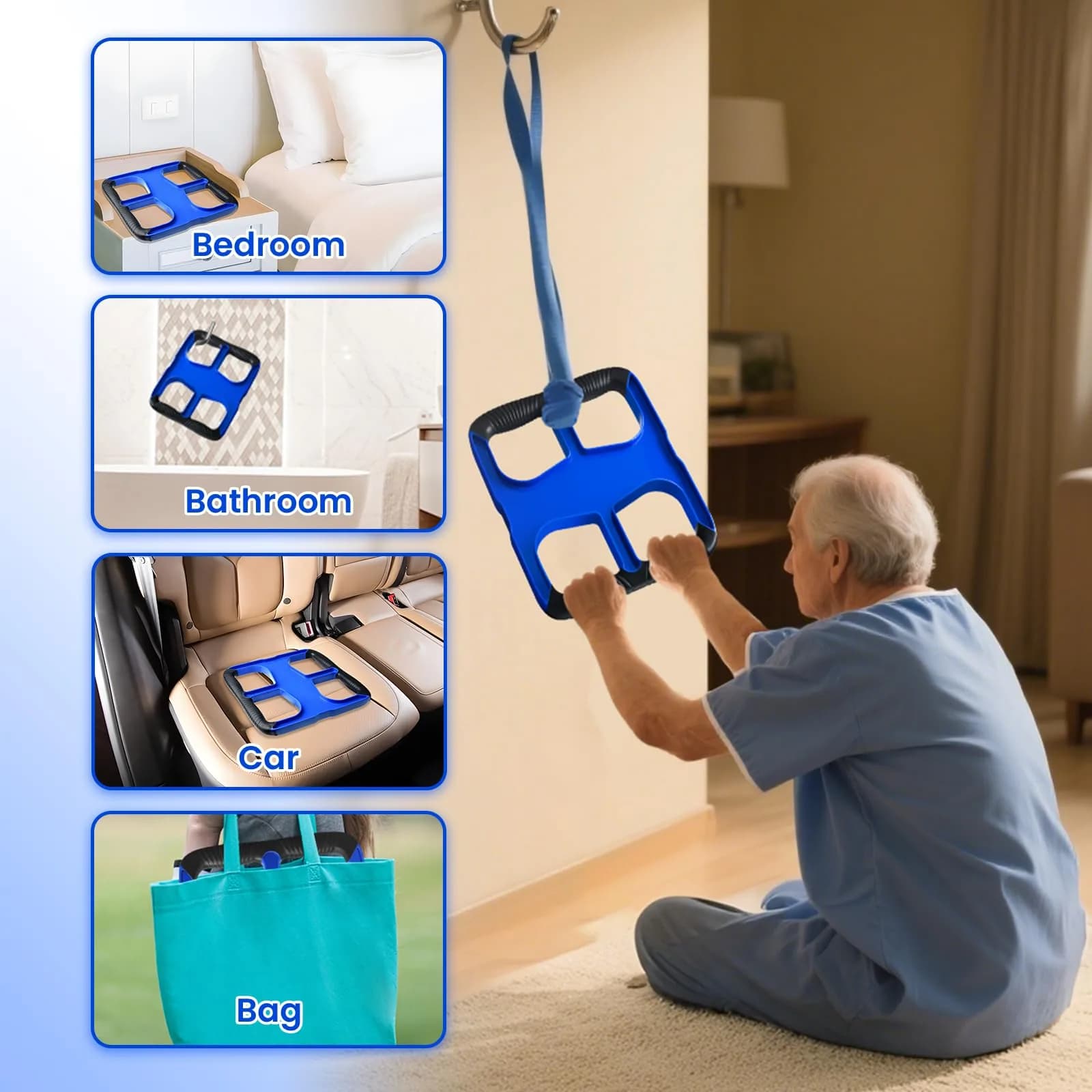 KOUNATSURI Portable Lift Assist Standing Aid Bar with No-Slip Grip Handle | Supports Up to 450 lbs (204 kg) - view 4