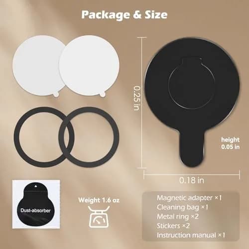 ALAFLY Magnetic Phone Mount for DJI Gimbals | Compatible with MagSafe iPhone 12-17, Quick Release, All Metal Clamp, Black thumbnail 7