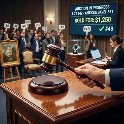 Apexstone Wooden Gavel with Sound Block Set, Dark Red, 299g (0.66 lb) | Authentic USA Import for Mock Trials & Auctions thumbnail 6