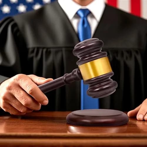 Apexstone Wooden Gavel with Sound Block Set, Dark Red, 299g (0.66 lb) | Authentic USA Import for Mock Trials & Auctions thumbnail 2