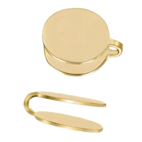 Dtexhif Gold Keloid Pressure Earrings | Small Clip-On Compression Earring for Swelling thumbnail 1