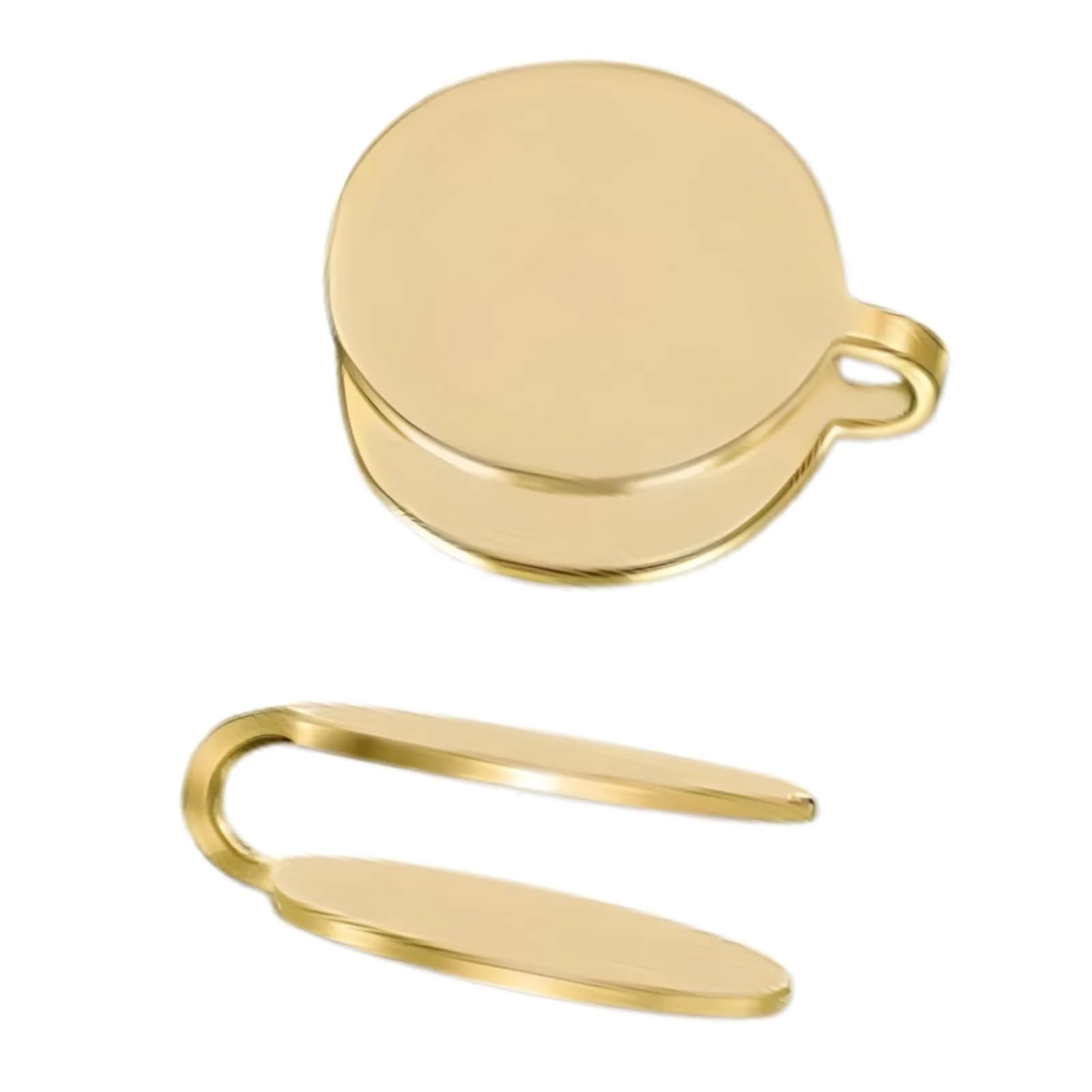 Dtexhif Gold Keloid Pressure Earrings | Small Clip-On Compression Earring for Swelling — Gold