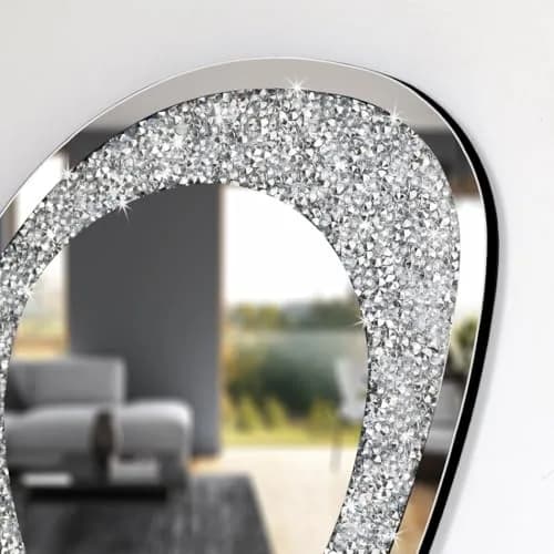 DMDFIRST Irregular Wall Mirror 32x23.5 Inch | Modern Art Deco Glam Decor for Living Room & Bedroom thumbnail 5
