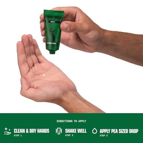 Gamer Grip Golf Hand Cream for Sweaty Hands, 29.5ml (1 Fl Oz) | Ultimate Grip Enhancer for Consistent Swings thumbnail 3