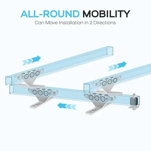 LookFox Material Handling Beam Trolley 6+2 Wheel Anti-Lock & Anti-Fall | Heavy Load Capacity thumbnail 7