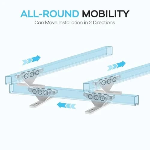 LookFox 6+2 Wheel Hoist Trolley - Anti-Lock & Anti-Fall, Unistrut Trolley thumbnail 6