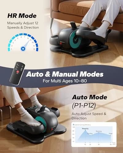 MERACH Under Desk Elliptical | Compact, Quiet & Portable for Seniors & Professionals thumbnail 7