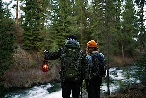 Stansport 127 Hurricane High Oil Lantern (Red, 12-Inch) with Replacement Globe | Red Metal Fuel Lantern for Camping & Outdoors thumbnail 6