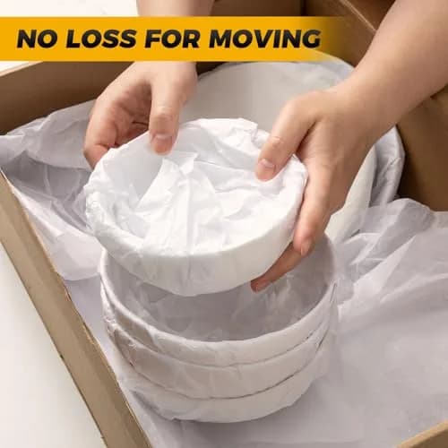 Simetufy White Tissue Paper Bulk 50cm x 75cm (20"x 30") | 1000 Sheets for Gift Bags, Crafts, Packaging thumbnail 5