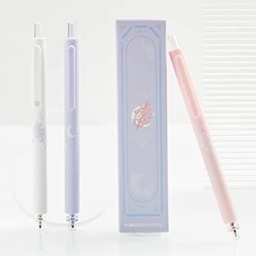 Kaco Gel Ink Pens Sakura Series 0.5mm | Stress-Relieving, Double Length, Smooth Writing thumbnail 6