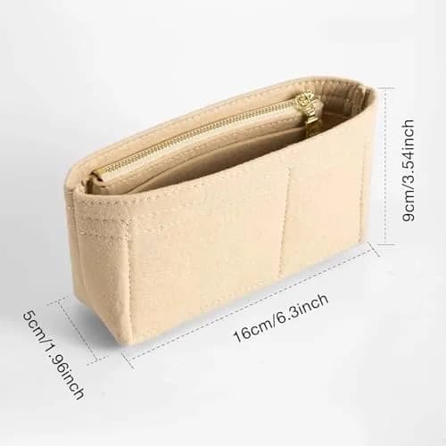 Umiup Felt Mini Purse Organizer Insert for Longchamp Small Tote Bag XS 1.97" x 6.5" x 3.15" | Keeps Bags Clutter-Free thumbnail 2