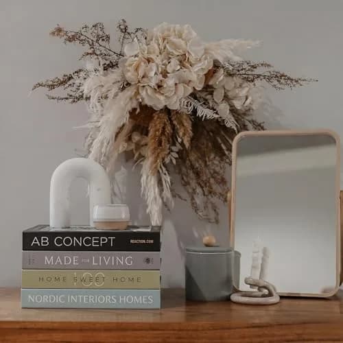 PROBENEX Decorative Books Set of 4 | Faux Olive Green Book Decor for Shelves & Coffee Tables thumbnail 8