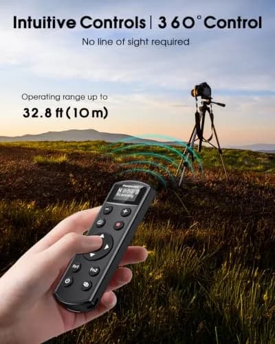 Hanpusen Rechargeable Wireless Shutter Remote with OLED for Nikon Z Series Cameras | 10m Range thumbnail 5