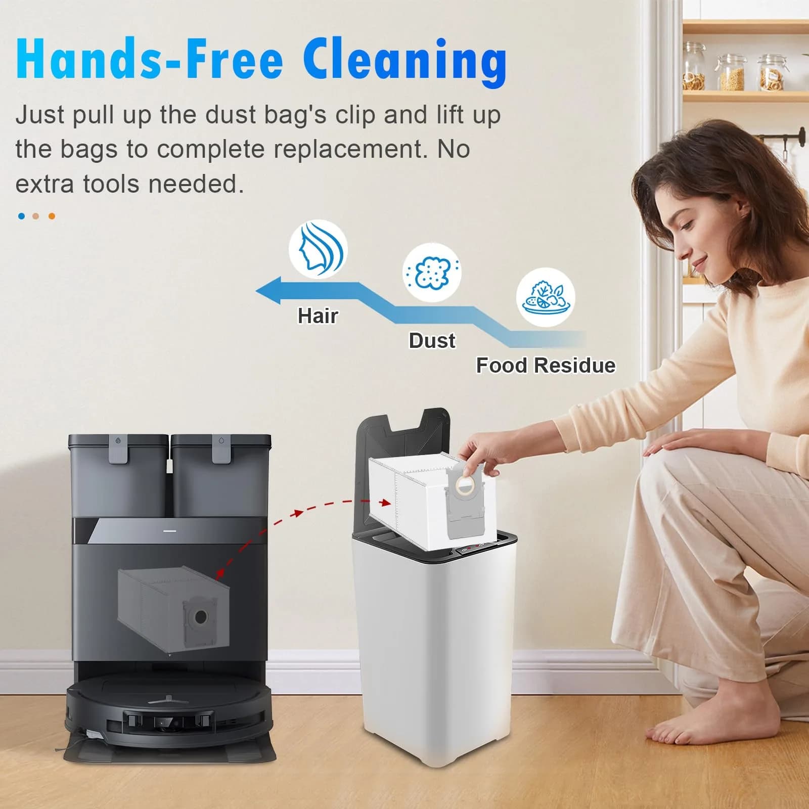 DrFlito 20 Pack Accessories Kit for ECOVACS DEEBOT X8 Pro Omni Robot Vacuum | 20 Pieces - view 7