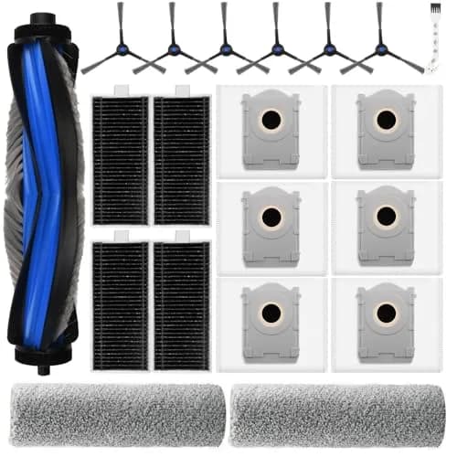 DrFlito 20 Pack Accessories Kit for ECOVACS DEEBOT X8 Pro Omni Robot Vacuum | 20 Pieces thumbnail 1