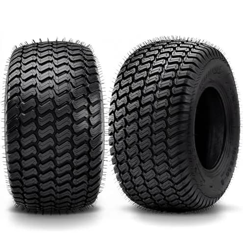 YINTATECH 18x8.5-8 Lawn Mower Tires Set of 2 | 4-Ply Tubeless Turf Tires for Lawn & Garden Vehicles thumbnail 1