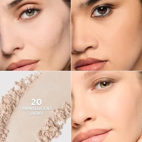 L'Oreal Paris Infallible Blur-fection Setting Powder, 20 Light Translucent | Up to 24H Blur & Brighten, Lock Makeup thumbnail 6
