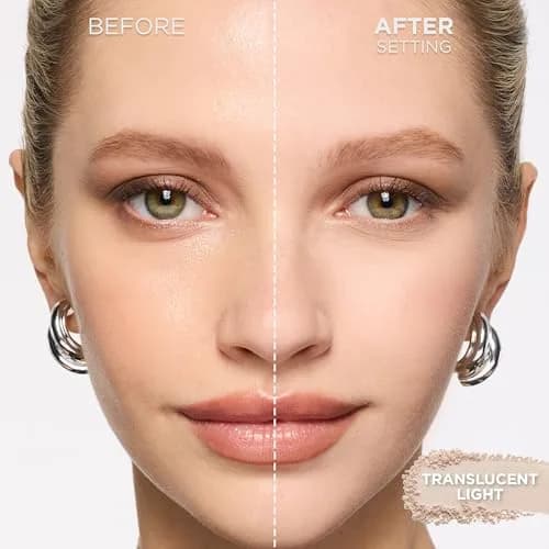 L'Oreal Paris Infallible Blur-fection Setting Powder, 20 Light Translucent | Up to 24H Blur & Brighten, Lock Makeup thumbnail 2