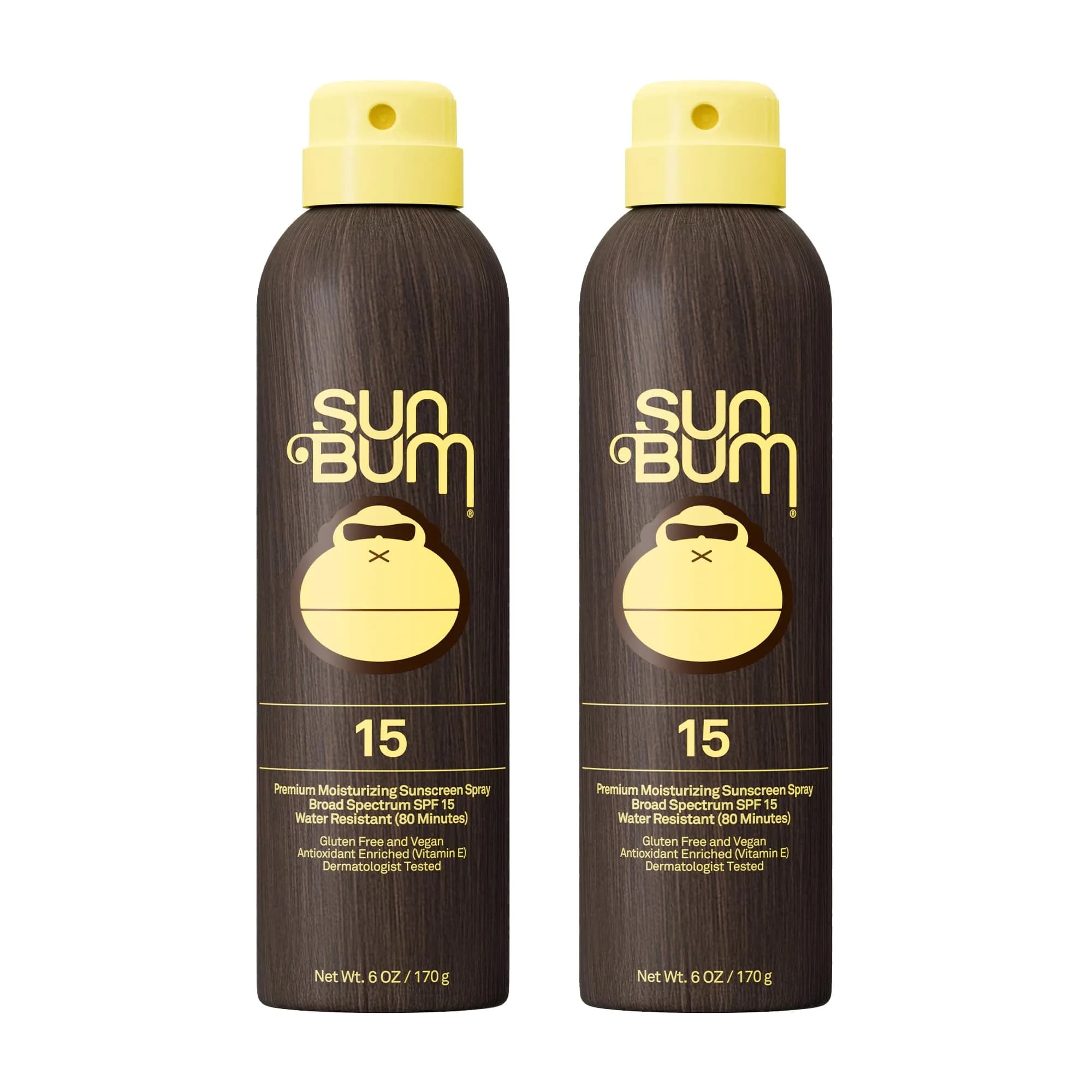 Sun Bum SPF 15 Sheer Body Sunscreen Spray 6 oz | Moisturizing UVA/UVB Protection - main product image