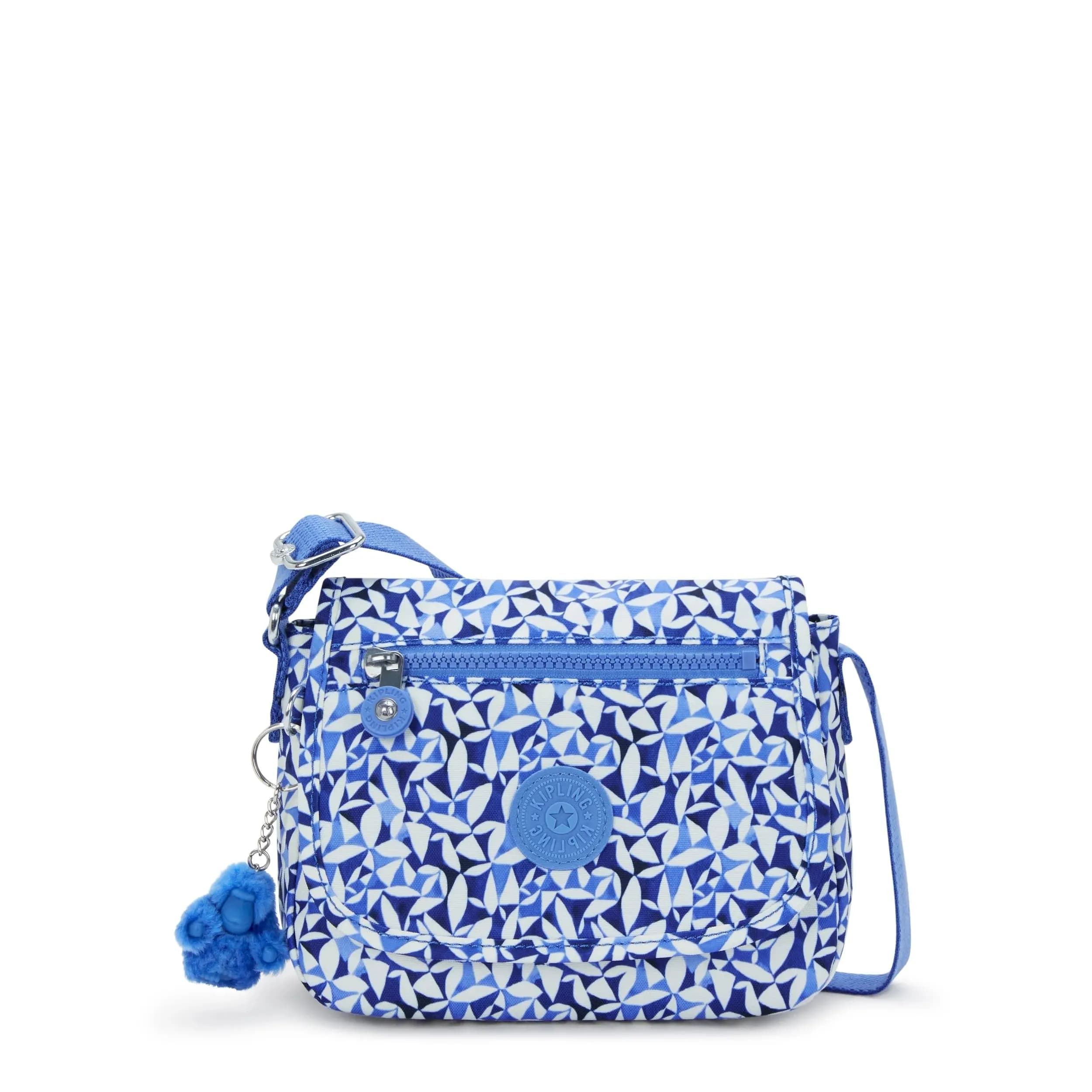 Kipling Sabian U Mini Crossbody Bag in Crazy Leaves Print (7.75"L x 5.75"H x 3.5"D) - main product image