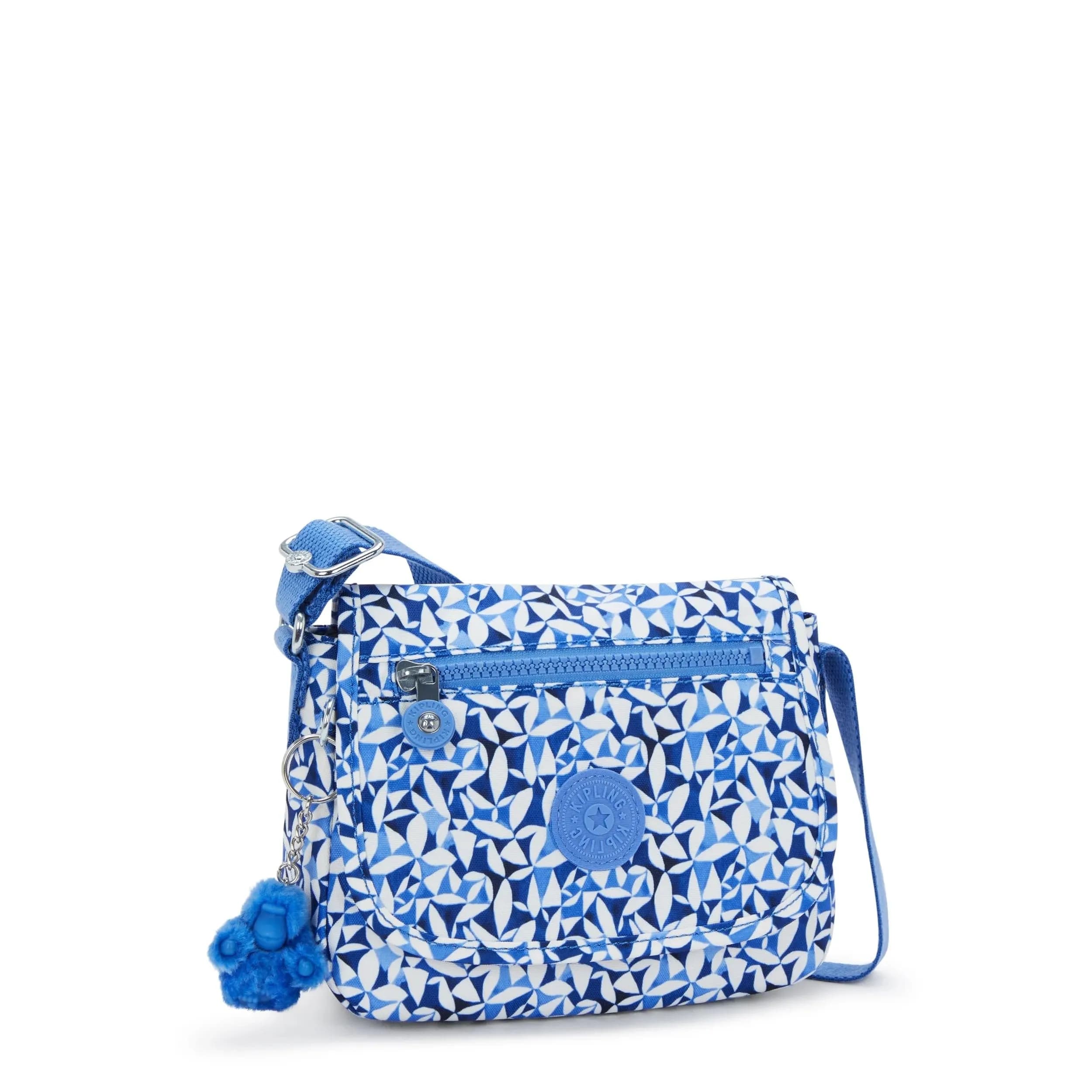 Kipling Sabian U Mini Crossbody Bag in Crazy Leaves Print (7.75"L x 5.75"H x 3.5"D) - view 4