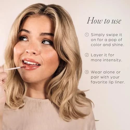 PÜR Glossy Lip Tint & Plumping Lip Oil 1 Fl Oz | Buildable High-Shine, Nourishing thumbnail 5