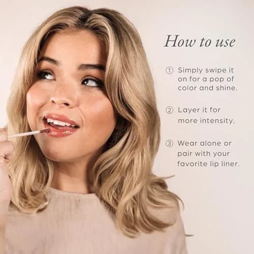 PÜR Glossy Lip Tint & Plumping Lip Oil 1 Fl Oz | Buildable Color & High Shine for Effortless Lips thumbnail 5