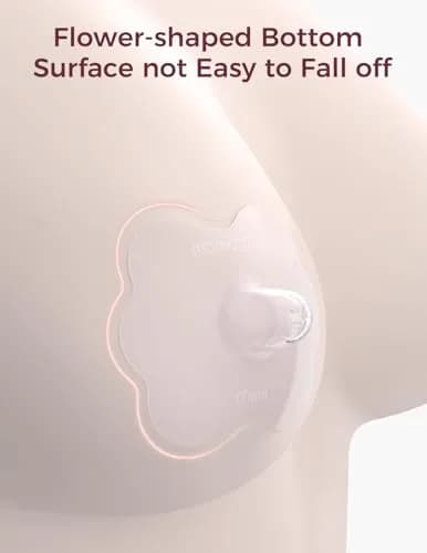 Momcozy Nipple Shields for Breastfeeding Newborn, Flower Shaped 20mm (2 Pairs) | BPA/BPS Free Silicone for Latching Support thumbnail 2