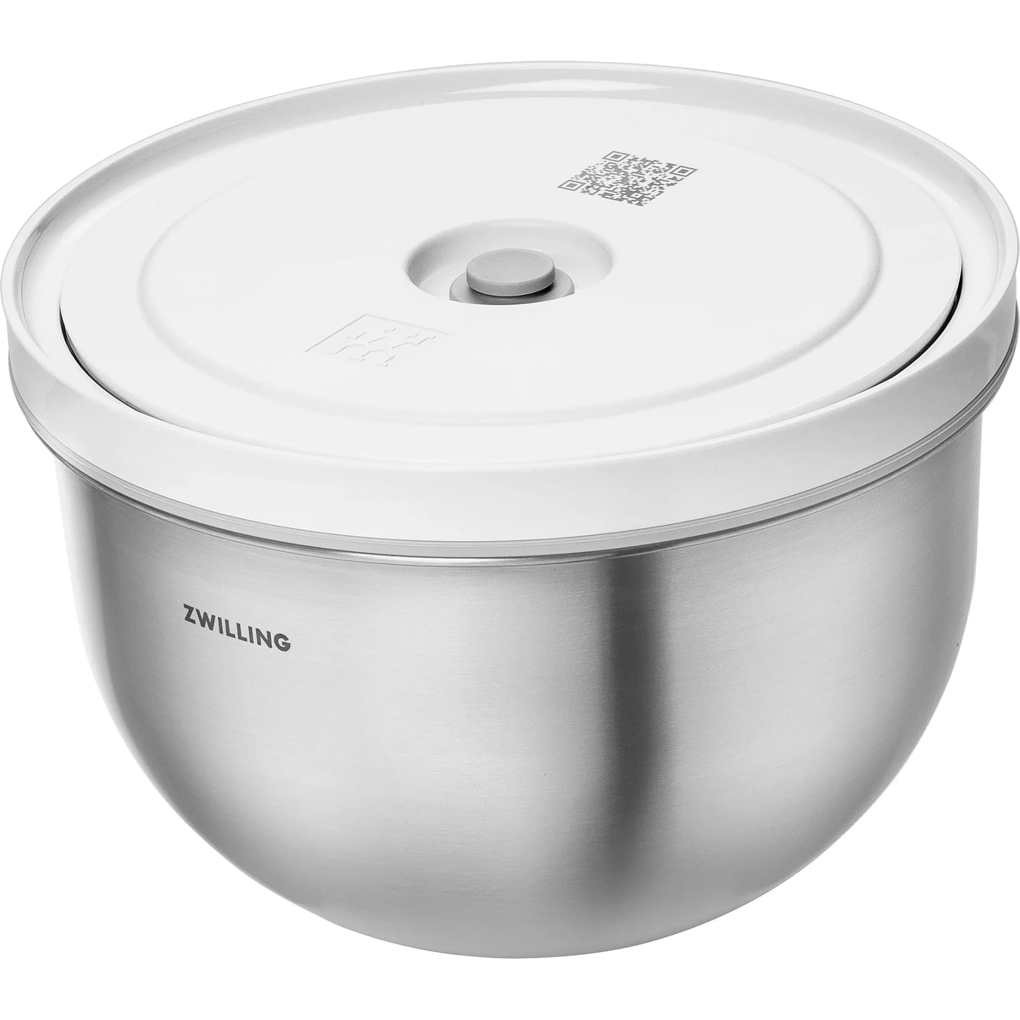 ZWILLING Fresh & Save Stainless Steel Vacuum Bowl Medium 1.85L (62.5 fl oz) | Airtight Food Storage for Indian Kitchens — 1.75