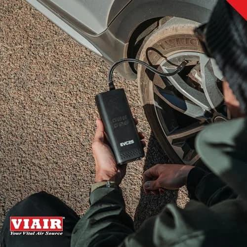 VIAIR EVC25 Rechargeable Tire Inflator 150 PSI | Cordless Air Compressor for Cars, Bikes, Balls thumbnail 3