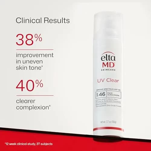 EltaMD UV Clear Untinted Face Sunscreen SPF 46 110ml (3.7 Fl Oz) | Dermatologist Recommended for Sensitive Skin thumbnail 8