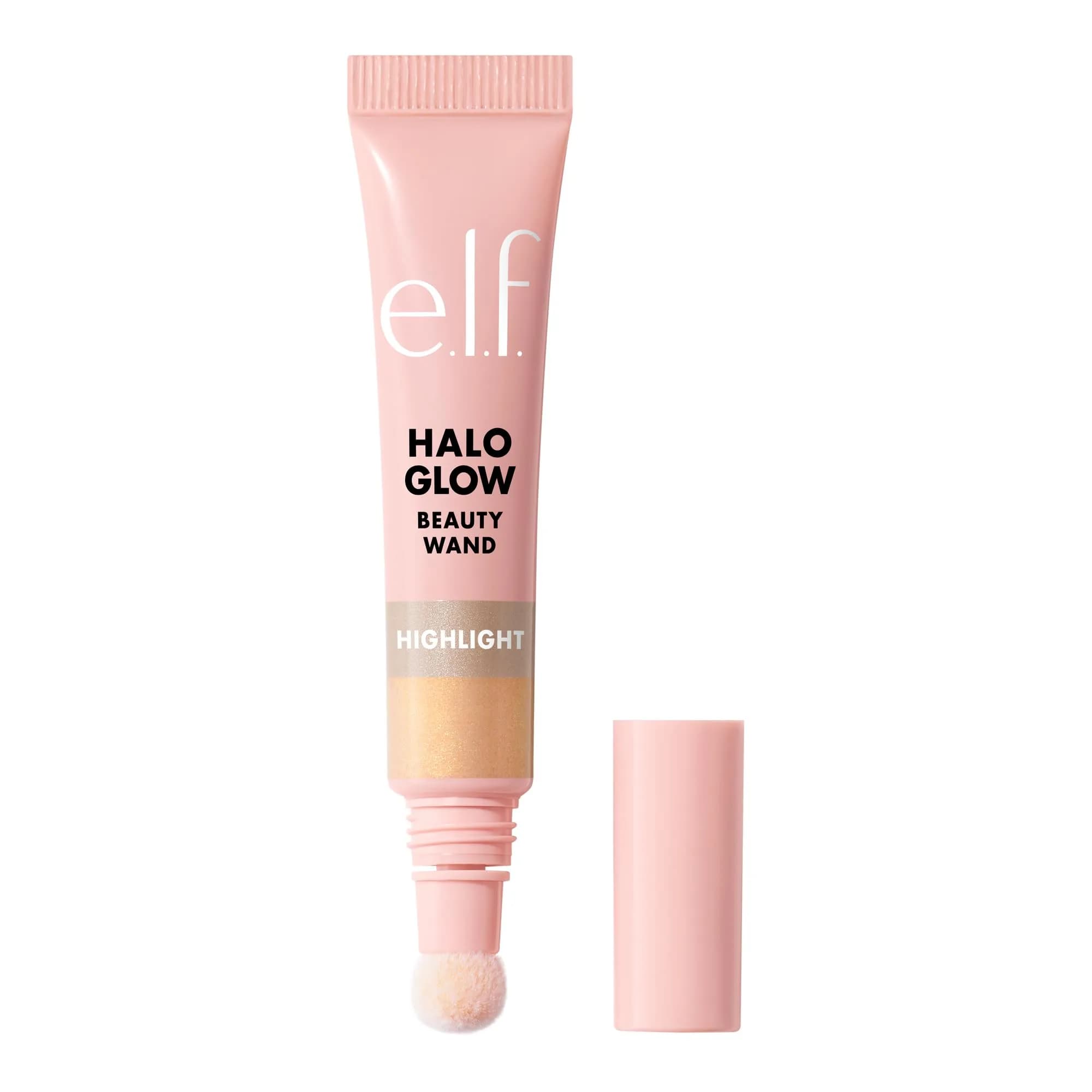e.l.f. Halo Glow Highlight Beauty Wand 0.33 Fl Oz | Buildable, Hydrating Liquid Highlighter for Glowing Skin