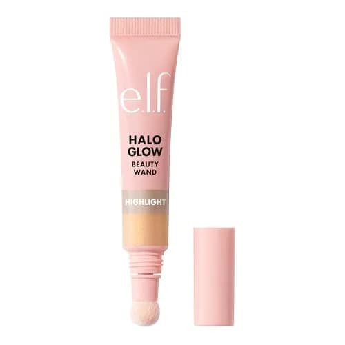 e.l.f. Halo Glow Highlight Beauty Wand 0.33 Fl Oz | Buildable, Hydrating Liquid Highlighter for Glowing Skin thumbnail 1