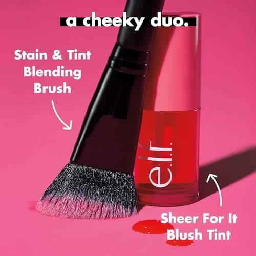 e.l.f. Sheer For It Blush Tint Plums Up 6.5ml (0.22 Fl Oz) | Hydrating Lip & Cheek Tint with Hyaluronic Acid thumbnail 4