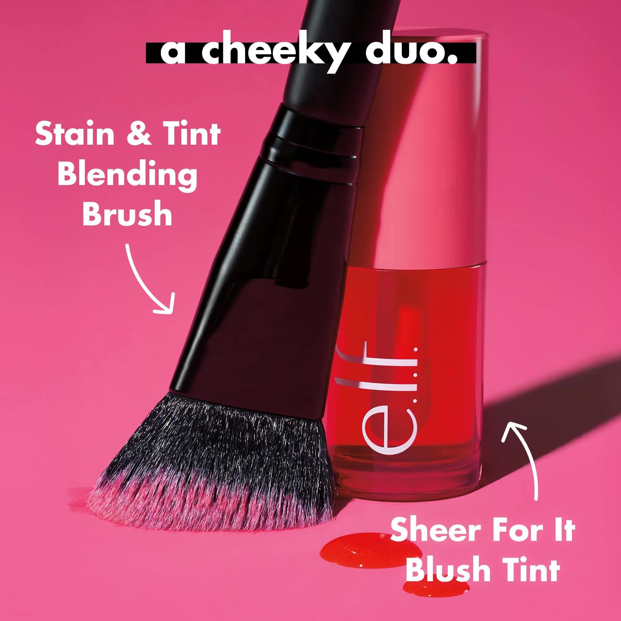 e.l.f. Sheer For It Blush Tint Plums Up 6.5ml (0.22 Fl Oz) | Hydrating Lip & Cheek Tint with Hyaluronic Acid - view 4