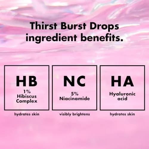 e.l.f. SKIN Holy Hydration! Thirst Burst Drops Mini, Face Serum 0.33 Fl Oz | Hydrating & Brightening, Vegan & Cruelty-Free thumbnail 6