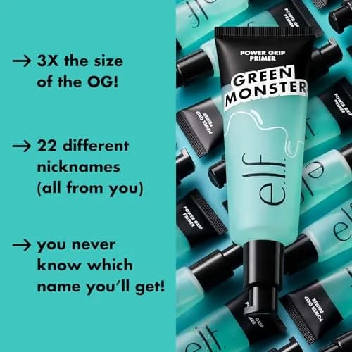 e.l.f. Power Grip Primer Jumbo 75ml (2.5 Fl Oz) | Vegan & Cruelty-Free Makeup Gripping Primer thumbnail 4