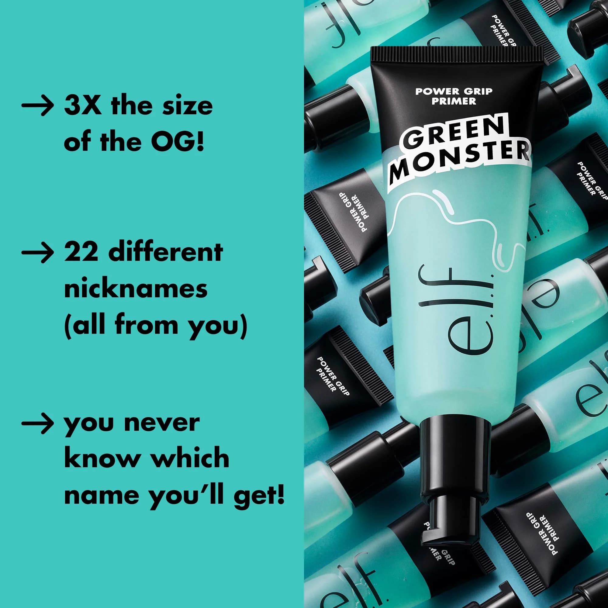 e.l.f. Power Grip Primer Jumbo 75ml (2.5 Fl Oz) | Vegan & Cruelty-Free Makeup Gripping Primer - view 4