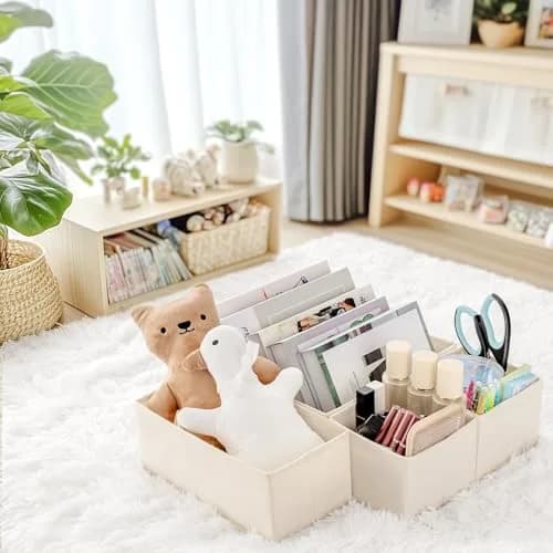 Criusia Drawer Organizer Clothes 14 Pack | Foldable Closet Dividers for Baby & Bedroom Storage thumbnail 6