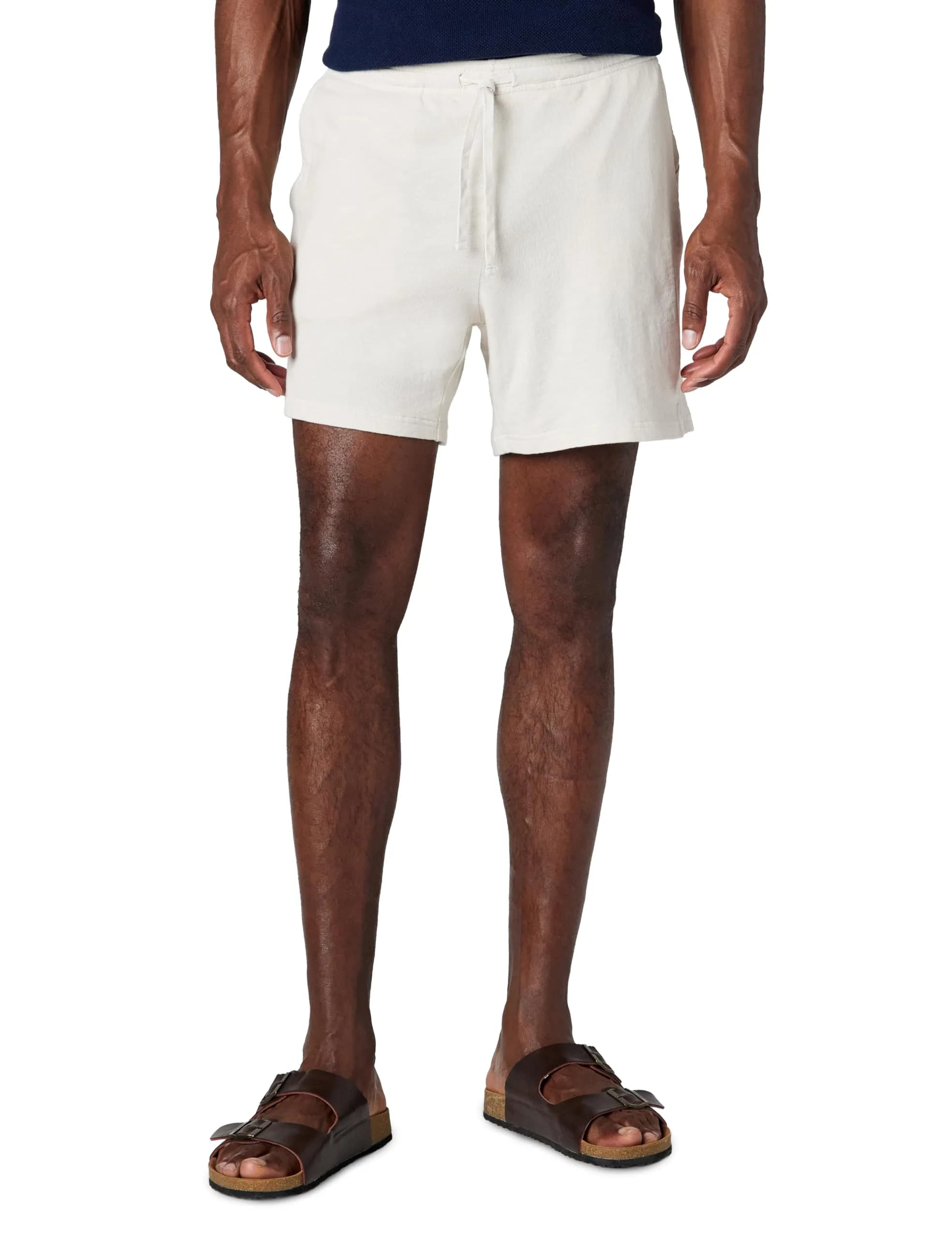 Onia Shorts Slub Terry Short 6 Beige | Relaxed Fit, 6" Seam, 100% Cotton