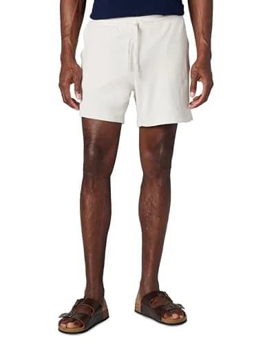 Onia Shorts Slub Terry Short 6 Beige | Relaxed Fit, 6" Seam, 100% Cotton thumbnail 1