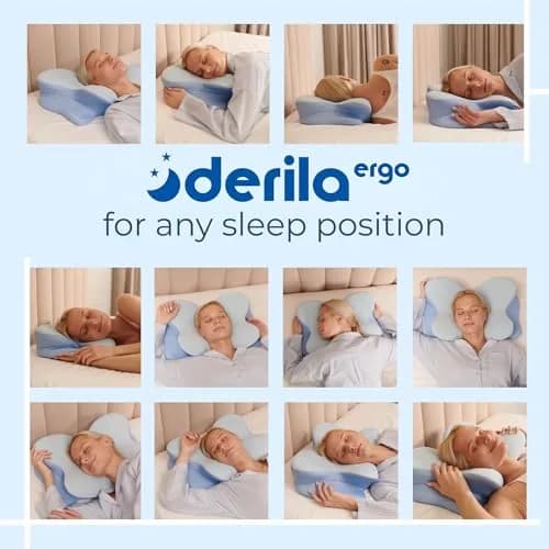 Derila Ergo Cervical Neck Pillow for Sleeping | 54cm x 36cm x 1cm (21.25 x 14.17 x 4.72 inches) thumbnail 7