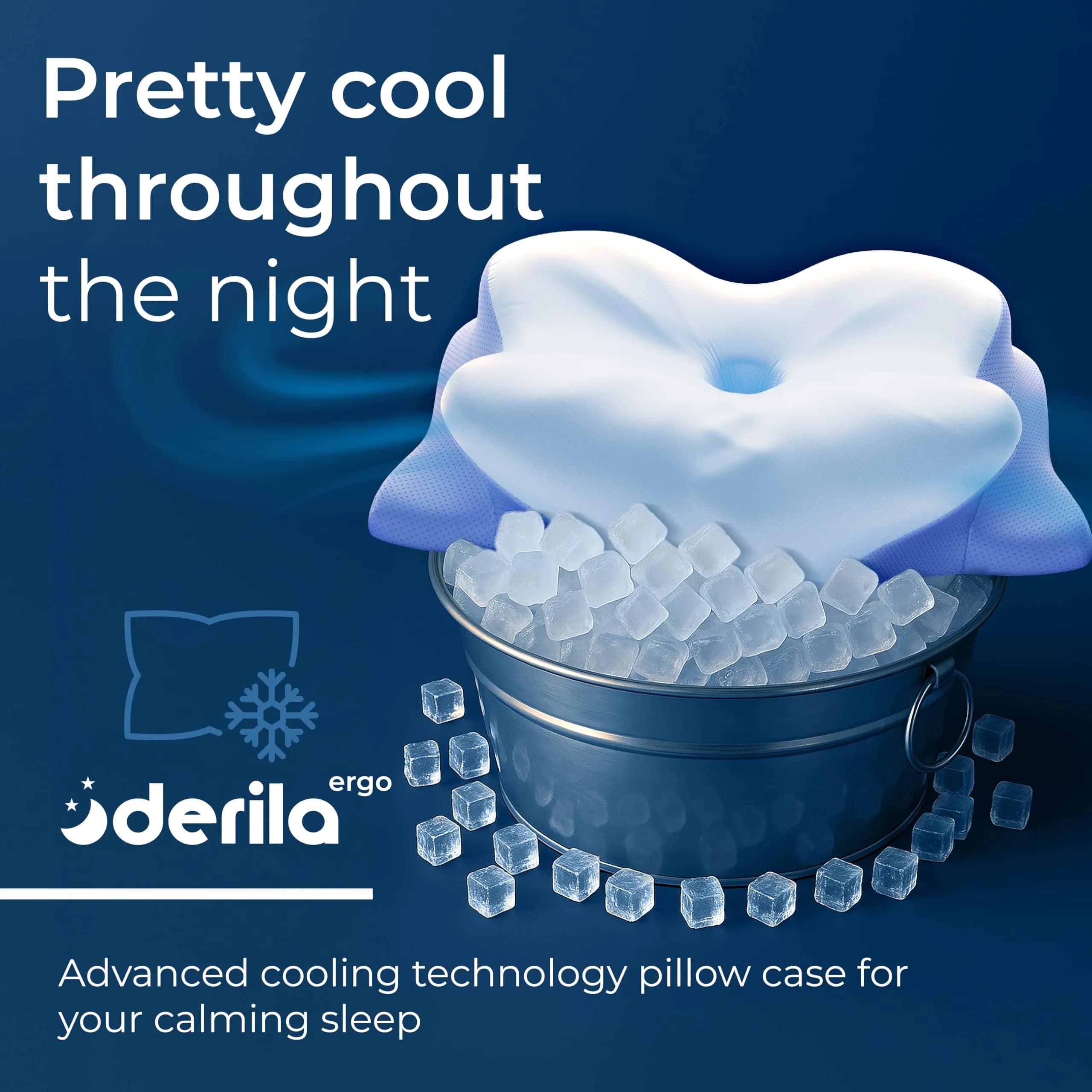 Derila Ergo Cervical Neck Pillow for Sleeping | 54cm x 36cm x 1cm (21.25 x 14.17 x 4.72 inches) - view 8
