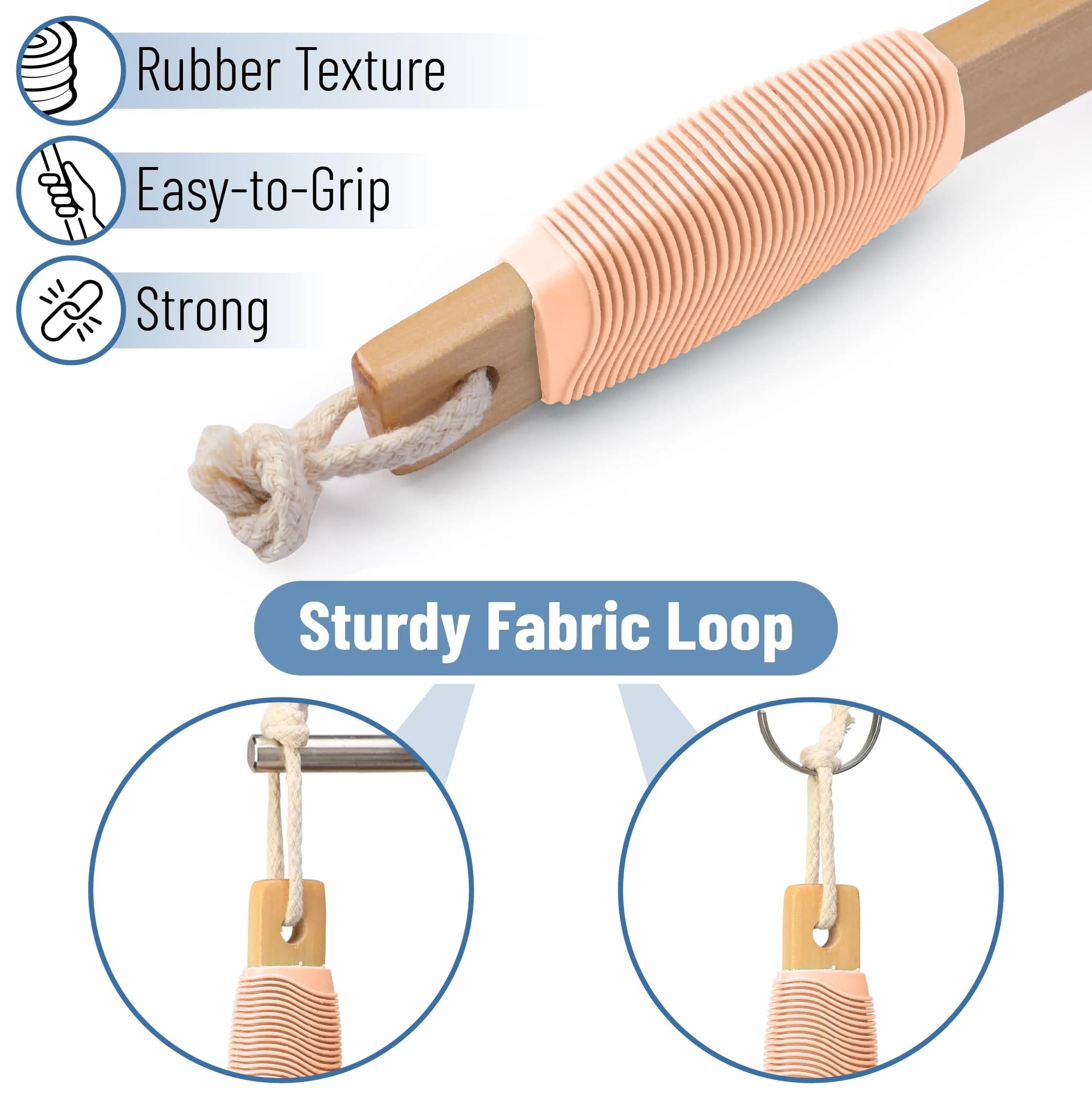Slick Solutions Lotion Applicator 17 Inch Warm Peach | Easy Reach for Back & Self-Tanner - view 5