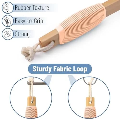 Slick Solutions Lotion Applicator 17 Inch Warm Peach | Easy Reach for Back & Self-Tanner thumbnail 5