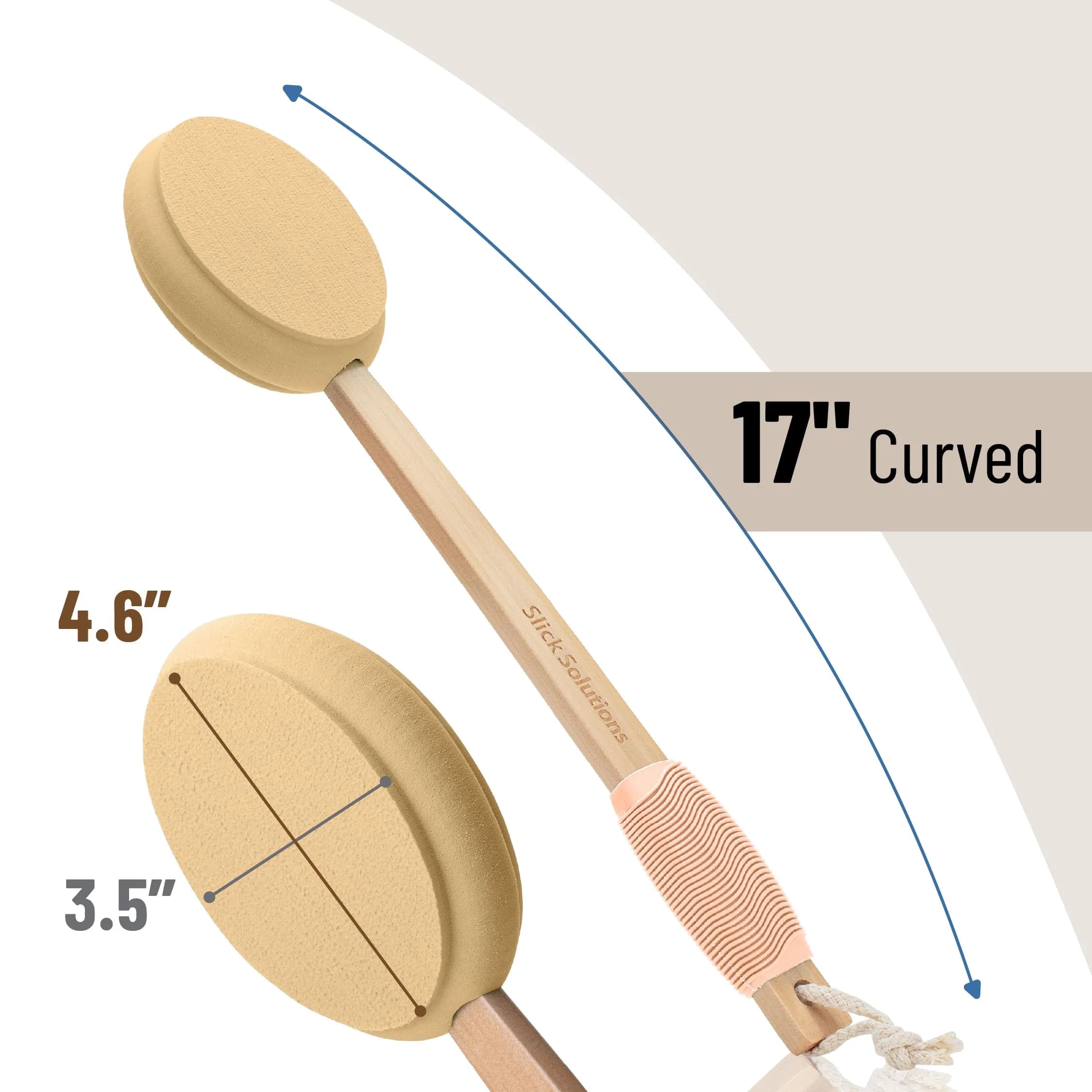Slick Solutions Lotion Applicator 17 Inch Warm Peach | Easy Reach for Back & Self-Tanner - view 2