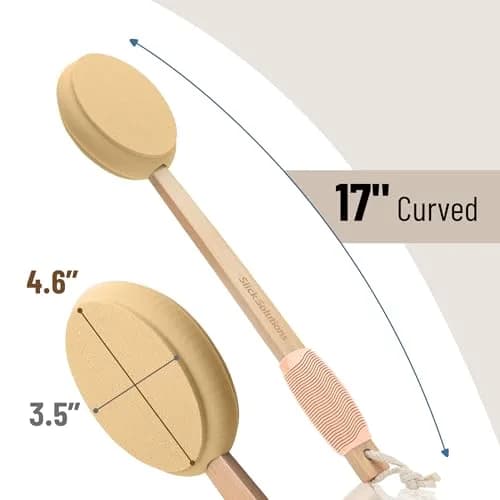 Slick Solutions Lotion Applicator 17 Inch Warm Peach | Easy Reach for Back & Self-Tanner thumbnail 2